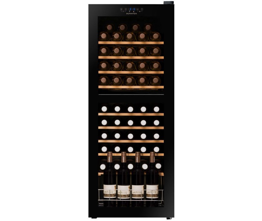 Dunavox DXFH-54.150 vrijstaande wijnkoelkast - zwart