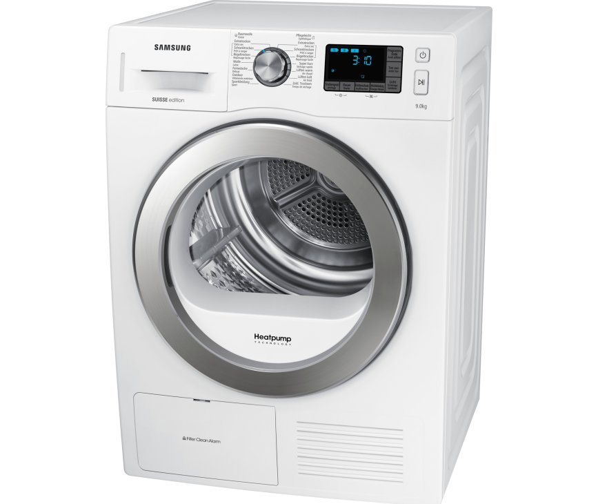 De DV90F5E6HGW is perfect te combineren met de bijpassende SAMSUNG wasmachine