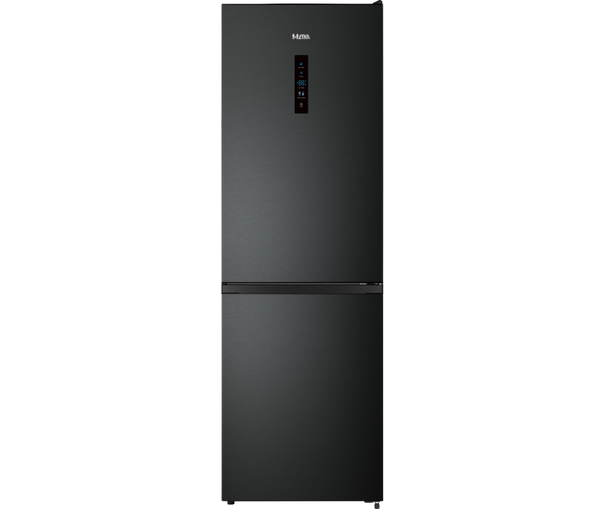Etna KCV385NZWA vrijstaande koelkast - blacksteel