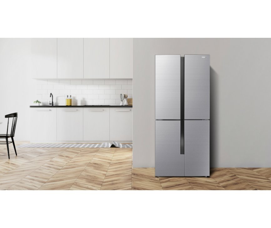 Etna MKV581RVS rvs side-by-side koelkast - 4-deurs