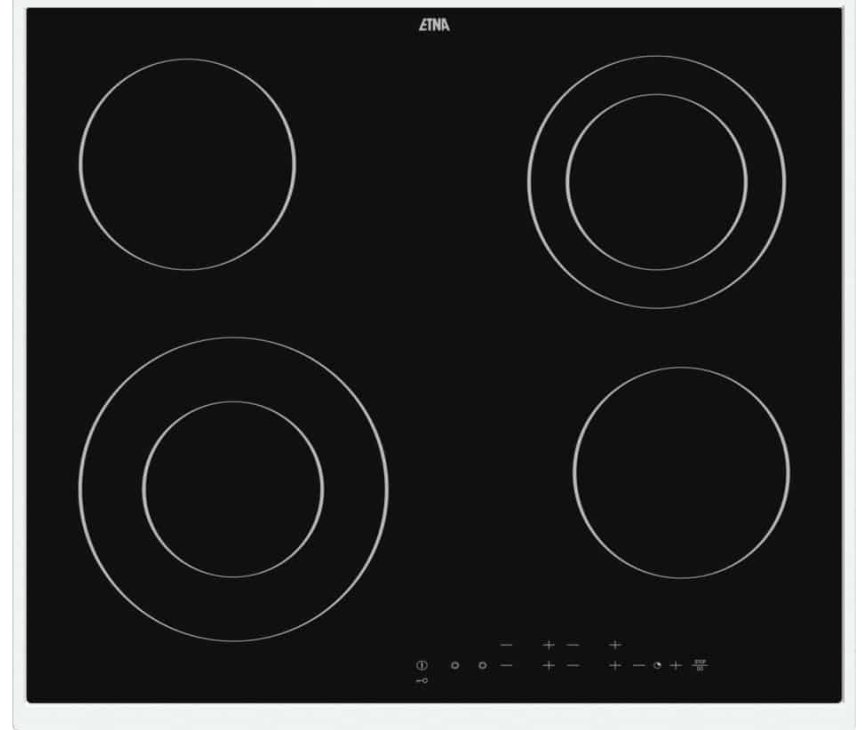Etna KC360RVS inbouw keramische kookplaat