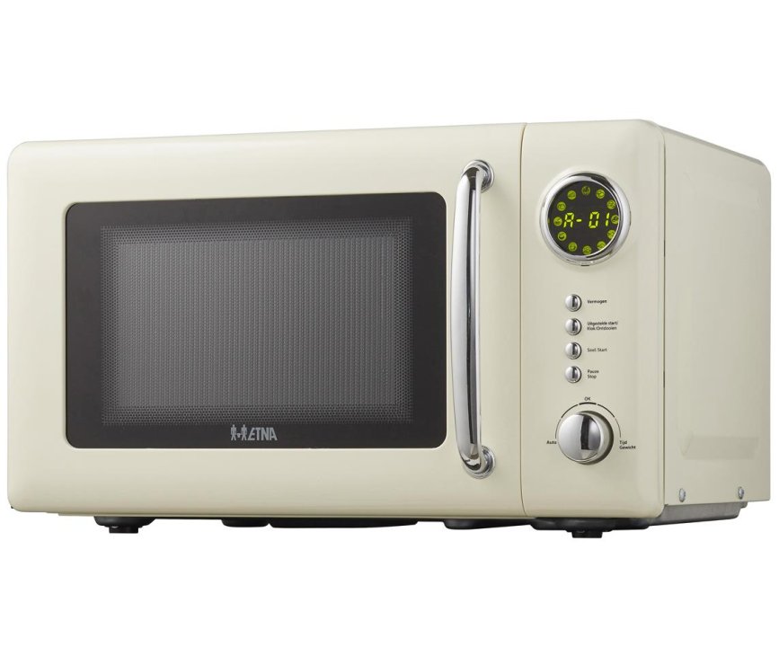 De ETNA SMV520BEI is uitgevoerd in de kleur beige en heeft een retro jaren 50 vormgeving