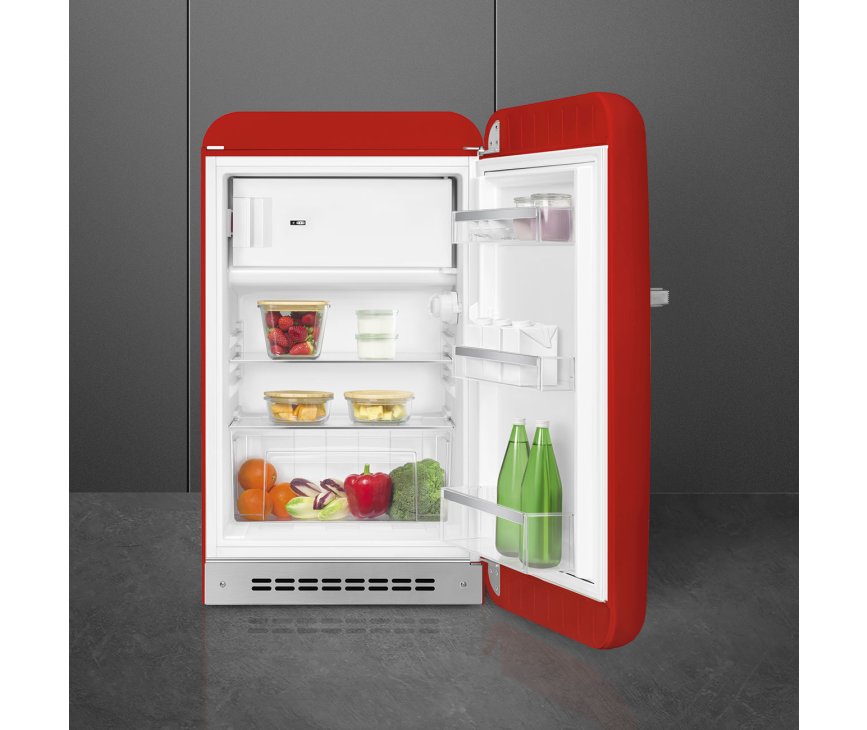 Smeg FAB10RRD5 koelkast rood - rechtsdraaiend