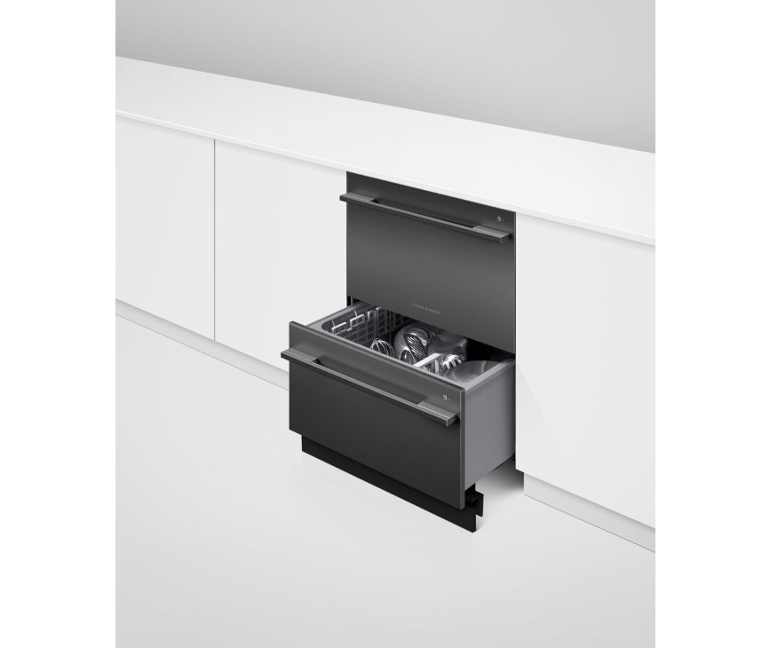 Fisher & paykel DD60DDFHB9 inbouw lade vaatwasser met blacksteel front