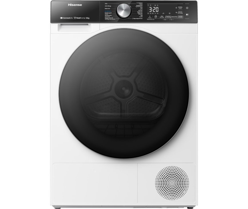 Hisense DH5S102BW warmtepomp droger met A+++ energielabel