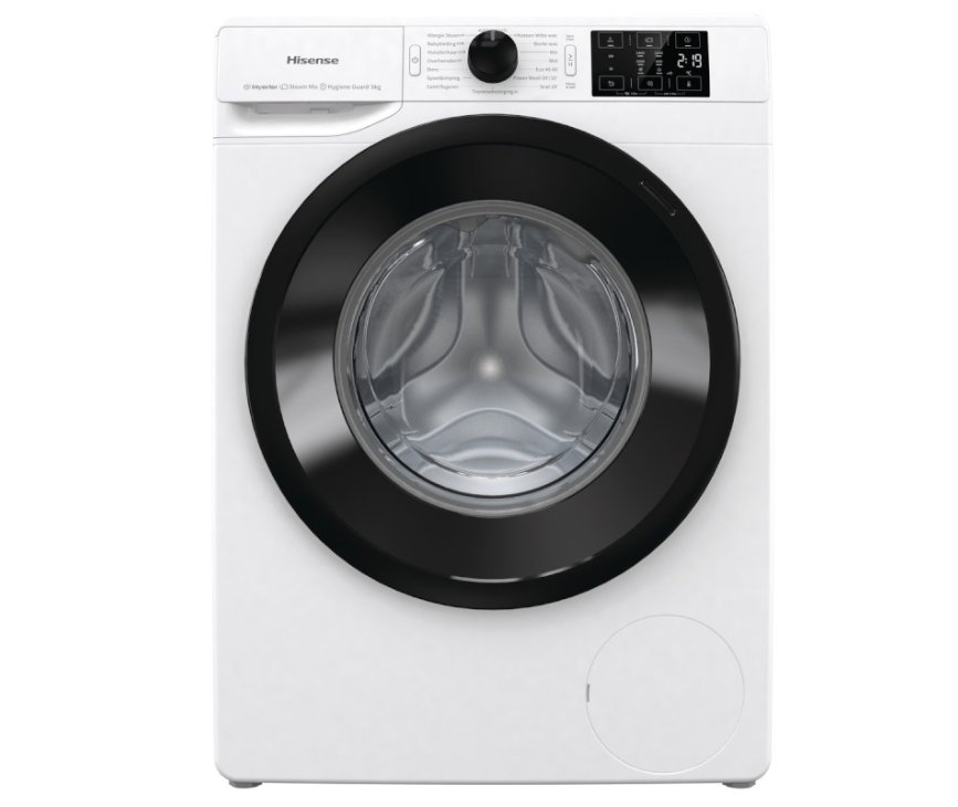 Hisense WFGE901439VMQ wasmachine met 9 kg. en 1400 toeren