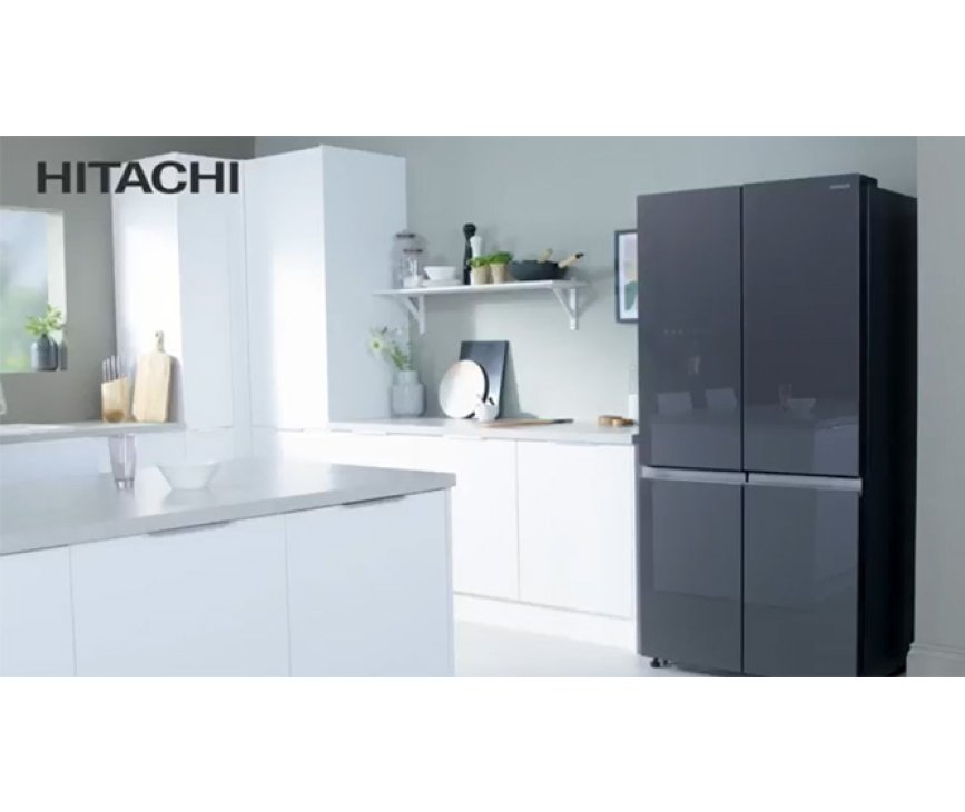 Hitachi R-WB640VRU0 (GMG) side-by-side koelkast - grijs glas