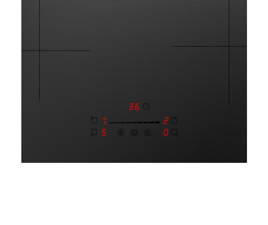 Inventum IKI6008MAT inbouw inductie kookplaat - 1-fase mat-zwart