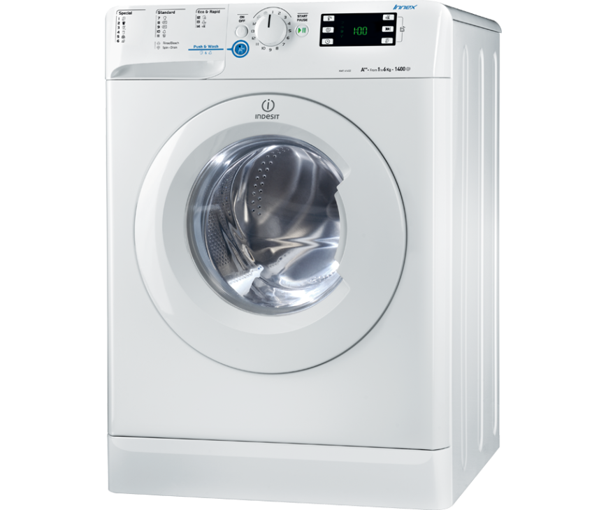 insluiten gouden Psychiatrie Indesit XWE 61452 W EU wasmachine, 6 kg. en 1400 toeren