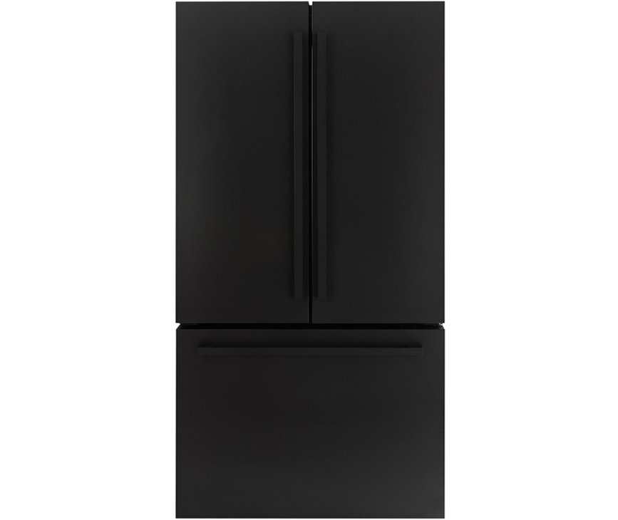 Iomabe INO27JSPF 3BM-DBM Amerikaanse koelkast - French door - mat zwart