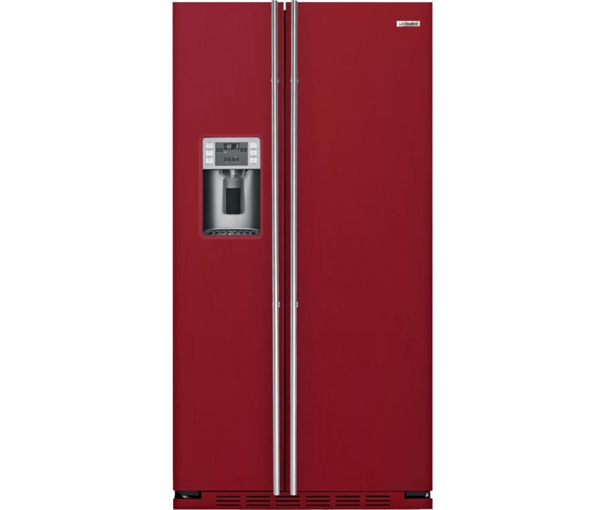 ioMabe ORE24CGF BB 3R rood Amerikaanse koelkast