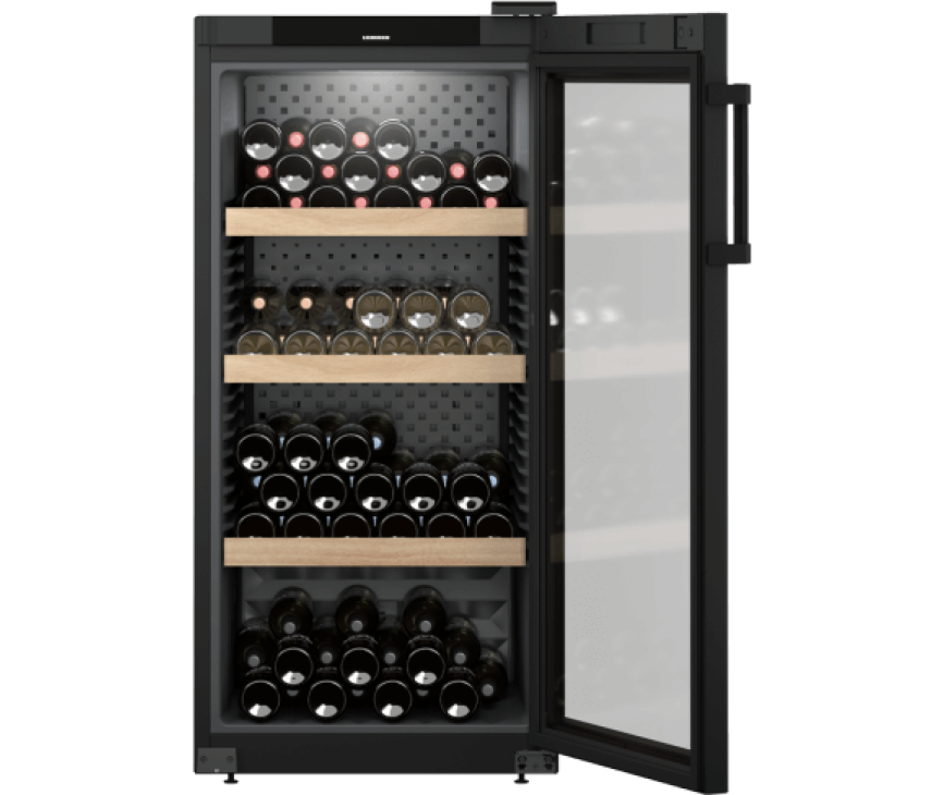 Liebherr WPbl 4201-20  wijnkoelkast - zwart - 128 cm - GrandCru