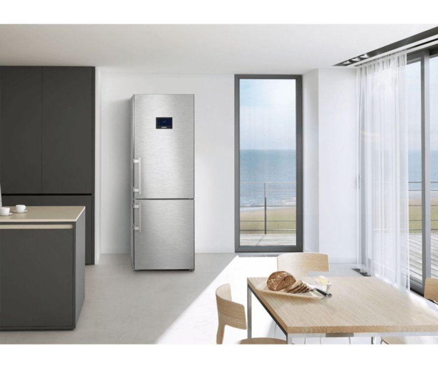 Door het strakke design past de Liebherr CBNes5778 koelkast met BioFresh in een moderne keuken
