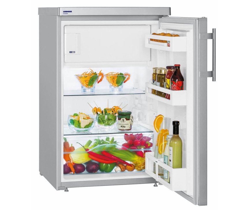 De Liebherr Tsl1414 tafelmodel koelkast heeft een totale netto inhoud van 122 liter