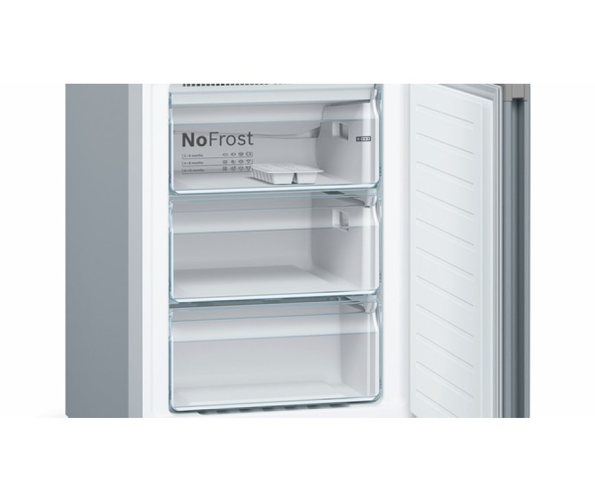 Bosch KGN39VLEB vrijstaande koelkast - rvs-look