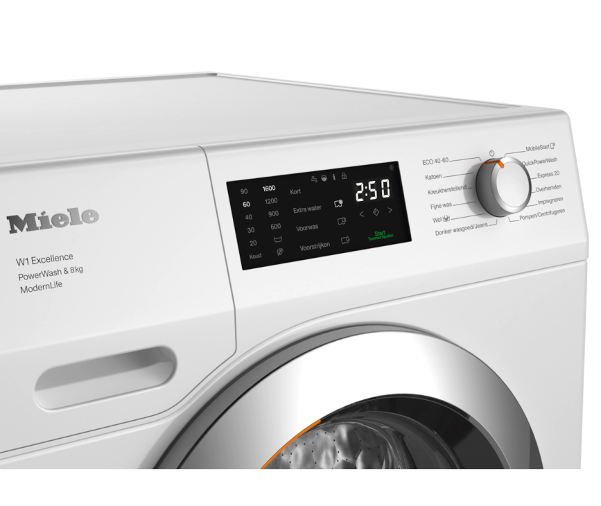 Miele WEF375WPS wasmachine met PowerWash