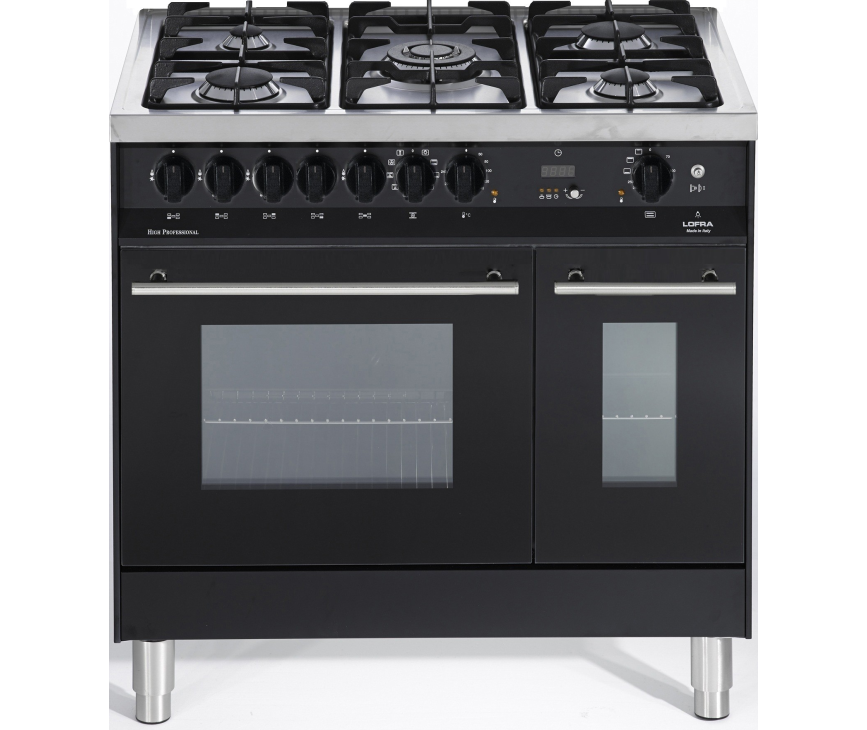 Lofra MXG192.50  fornuis zwart - dubbele oven