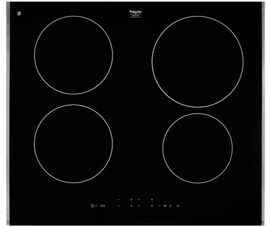Pelgrim IK4064SR inbouw inductie kookplaat