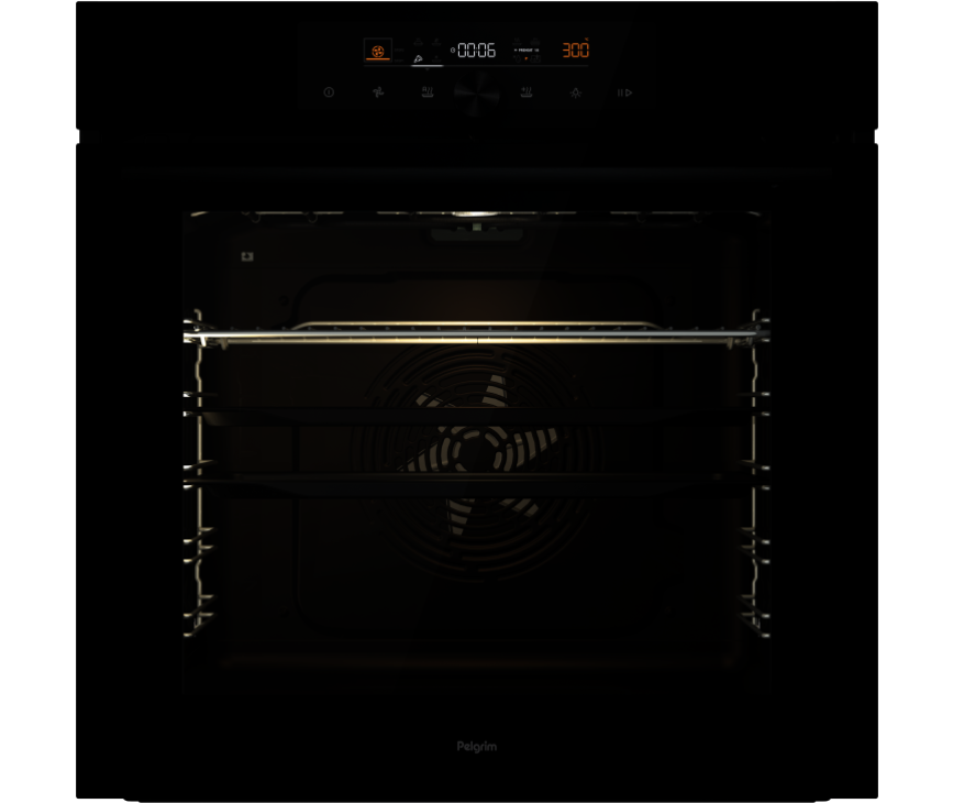 PELGRIM oven inbouw zwart O560ZWA