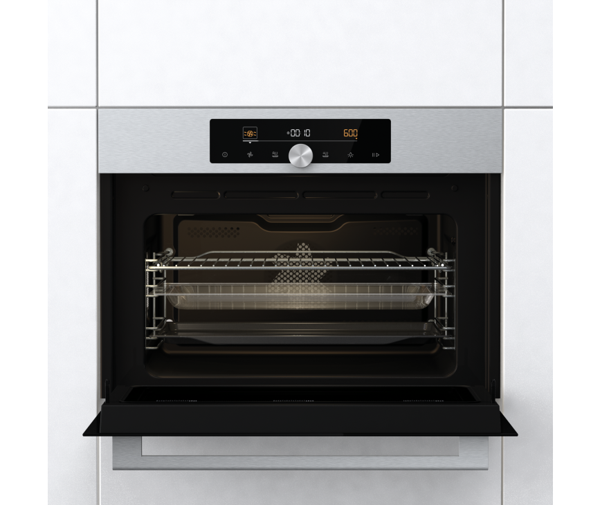 Pelgrim OM540RVS inbouw oven met magnetron