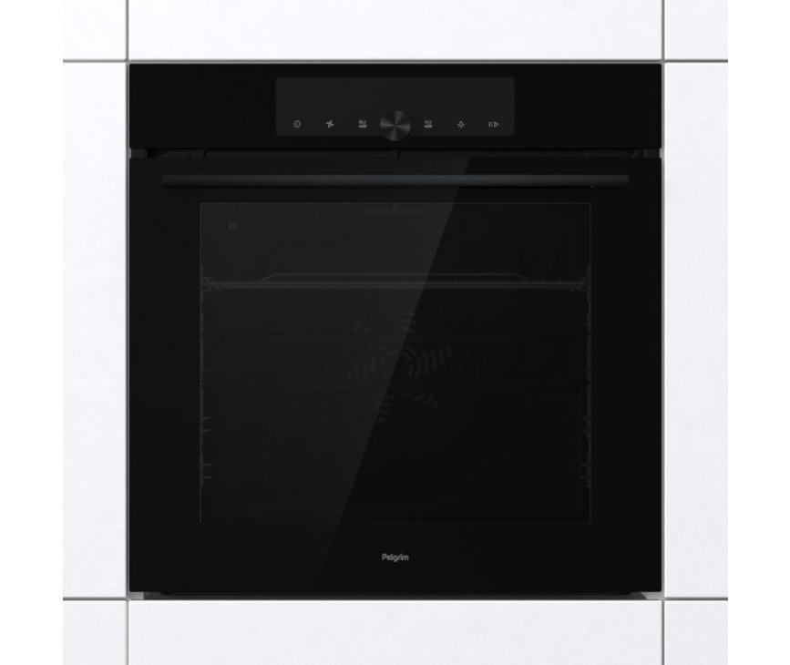 Pelgrim OP560ZWA inbouw oven met pyrolyse - zwart