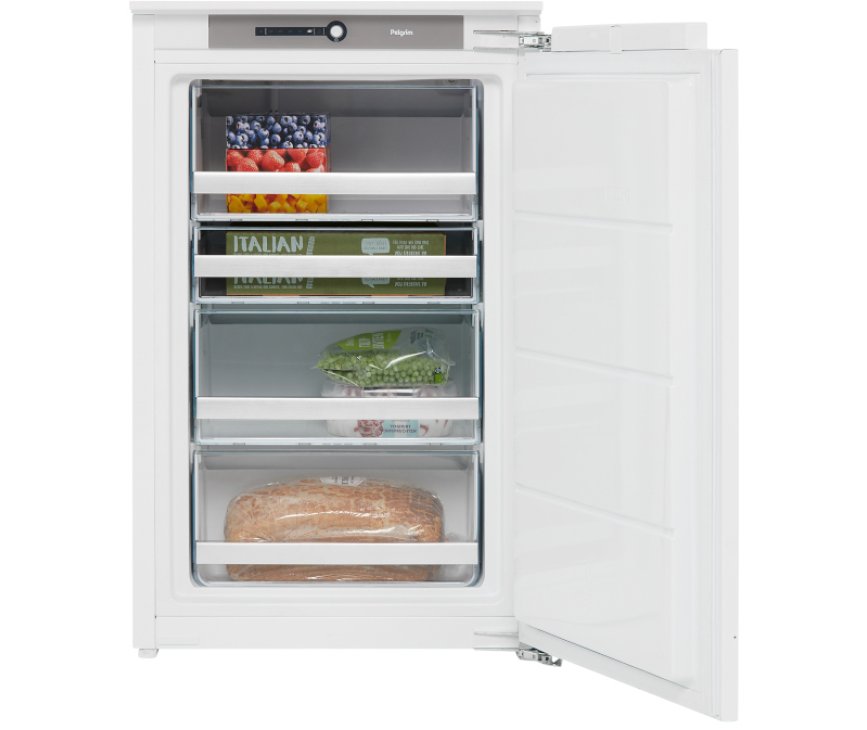 Pelgrim PVD25088L inbouw vrieskast - nis 88 cm.