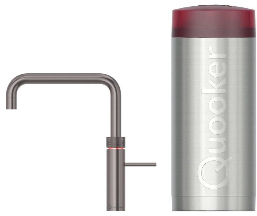 Quooker COMBI Fusion Square GUNMETAL - kokend water kraan