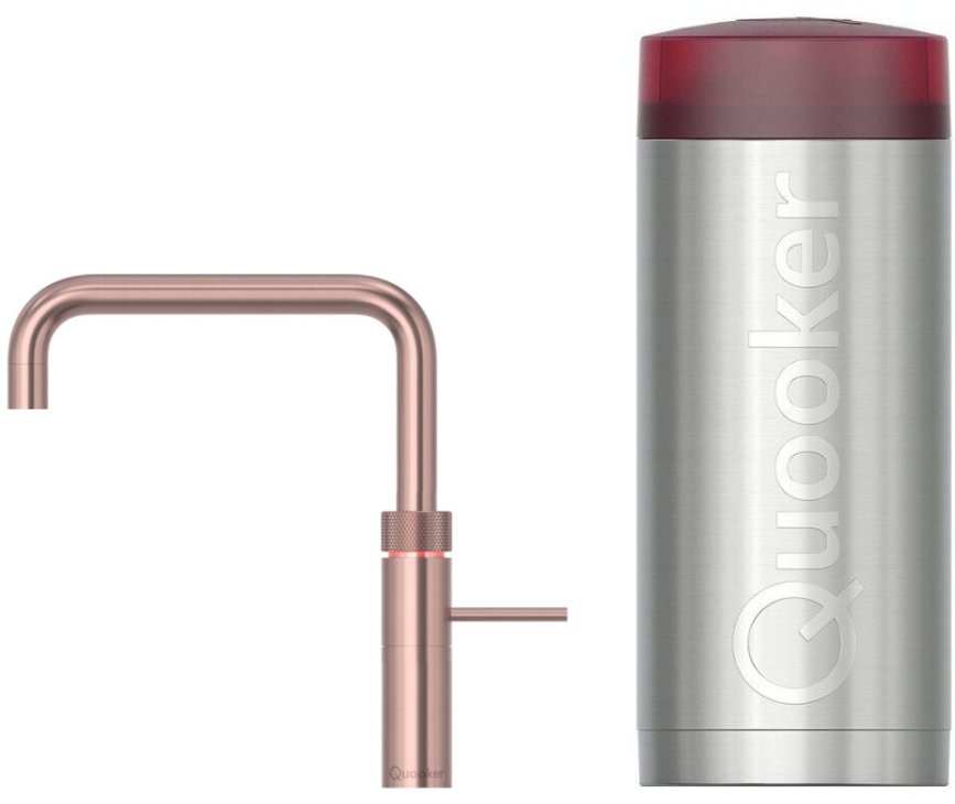 Quooker COMBI Fusion Square ROSE KOPER- kokend water kraan