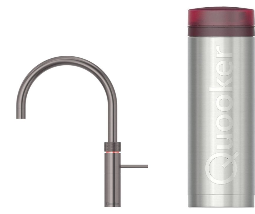 Quooker PRO3 Fusion Round GUNMETAL- kokend water kraan