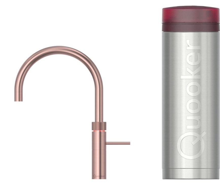 Quooker PRO3 Fusion Round ROSE KOPER- kokend water kraan