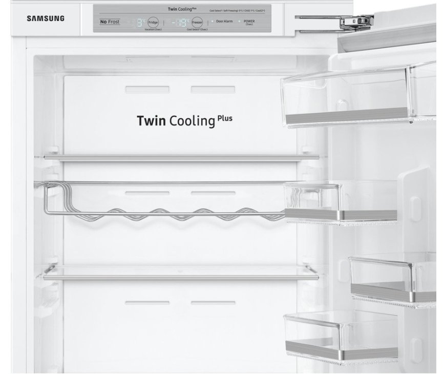 Deze Samsung inbouw koelkast is natuurlijk uitgevoerd met Twin Cooling Plus voor optimale omstandigheden