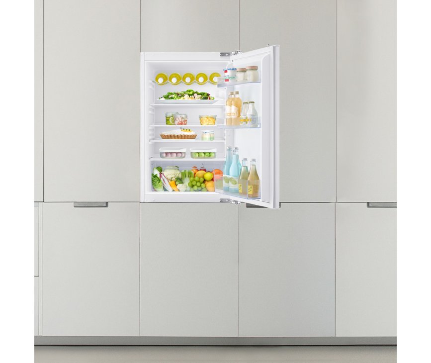 De Samsung BRR13R121WW koelkast inbouw is perfect te integreren in uw koelkast