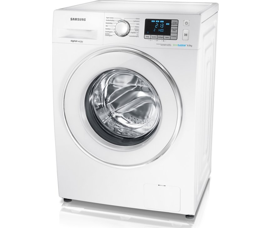 De Samsung WF80F5E5P4W wasmachine kan tot 1400 rpm halen