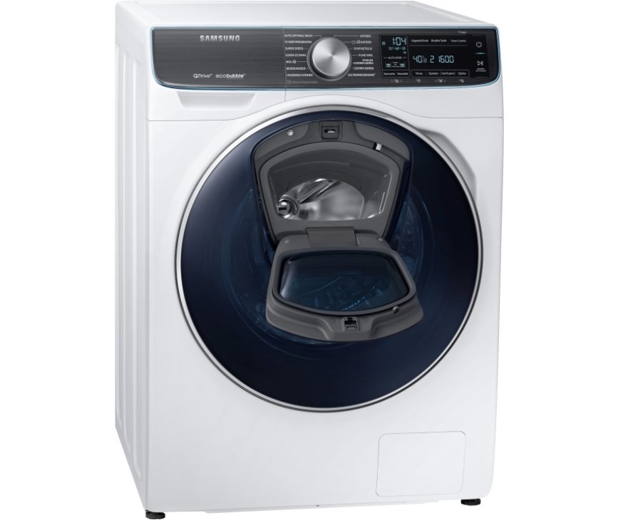 Met AddWash in de Samsung WW80M76NN2M wasmachine kunt u later nog bijvullen