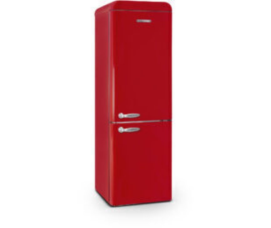 Schneider SCB300VR retro jaren 50 koelkast - rood