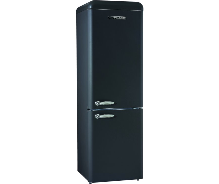 Schneider SL300B CB A++ mat zwart koelkast