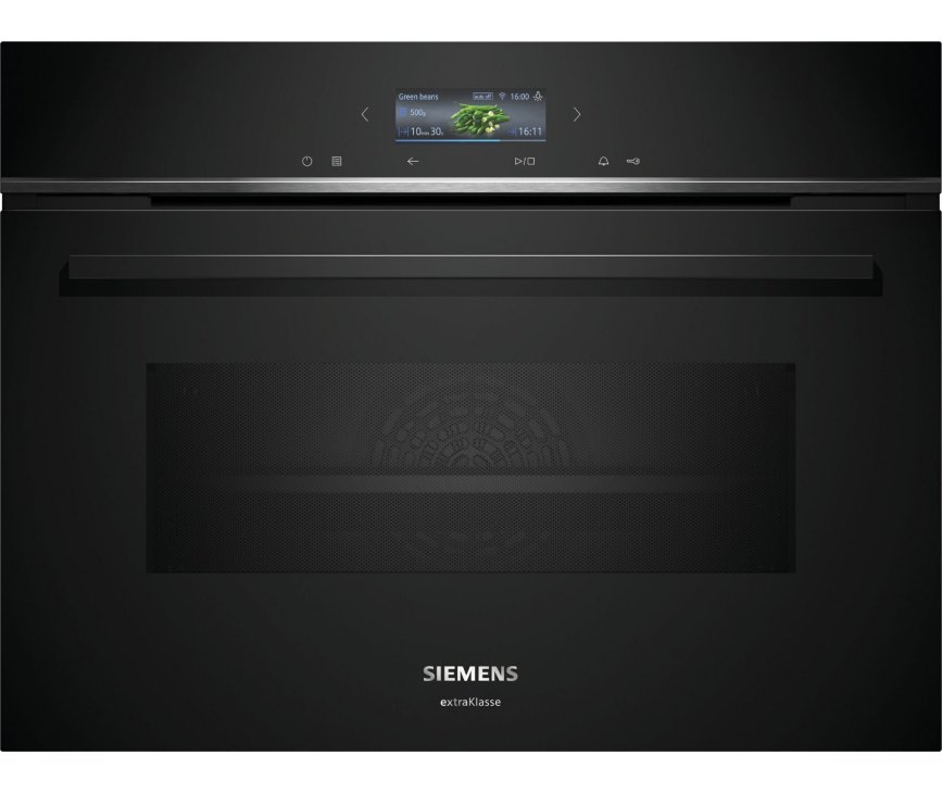 Siemens CM724G1B3 inbouw oven met magnetron - zwart glas