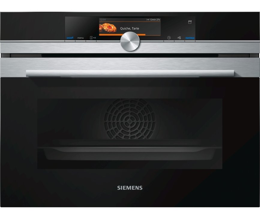 Siemens CS658GRS6 rvs inbouw combi-stoomoven