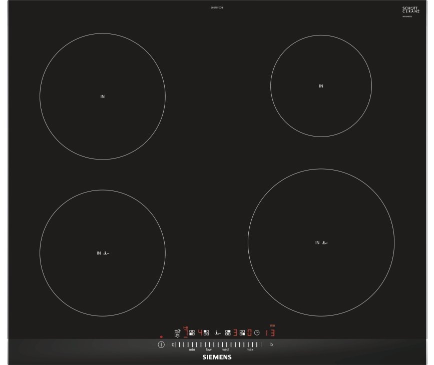 Siemens EH675FEC1E inductie inbouw kookplaat