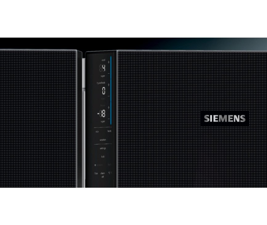 Siemens KF86FPB2A zwarte french-door koelkast