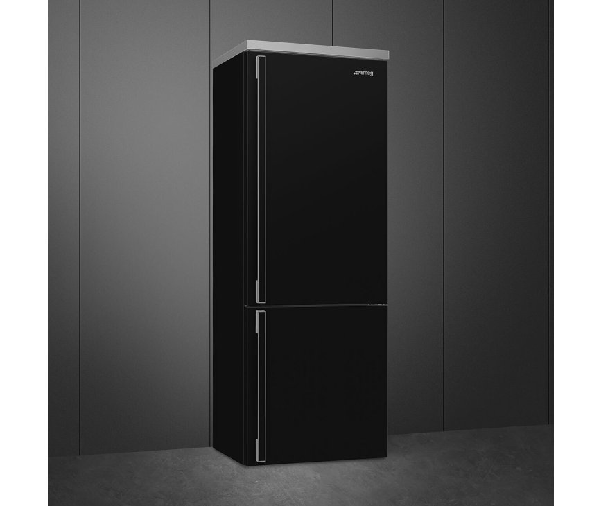 Smeg FA490RBL5 koelkast - zwart - Portofino
