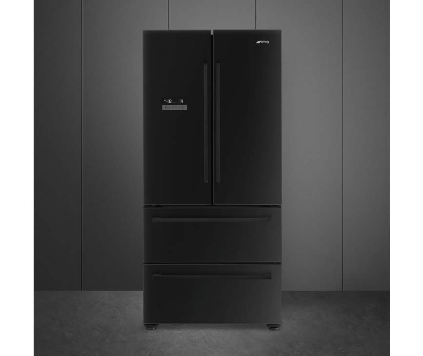 Smeg FQ55FNDF french-door koelkast - zwart