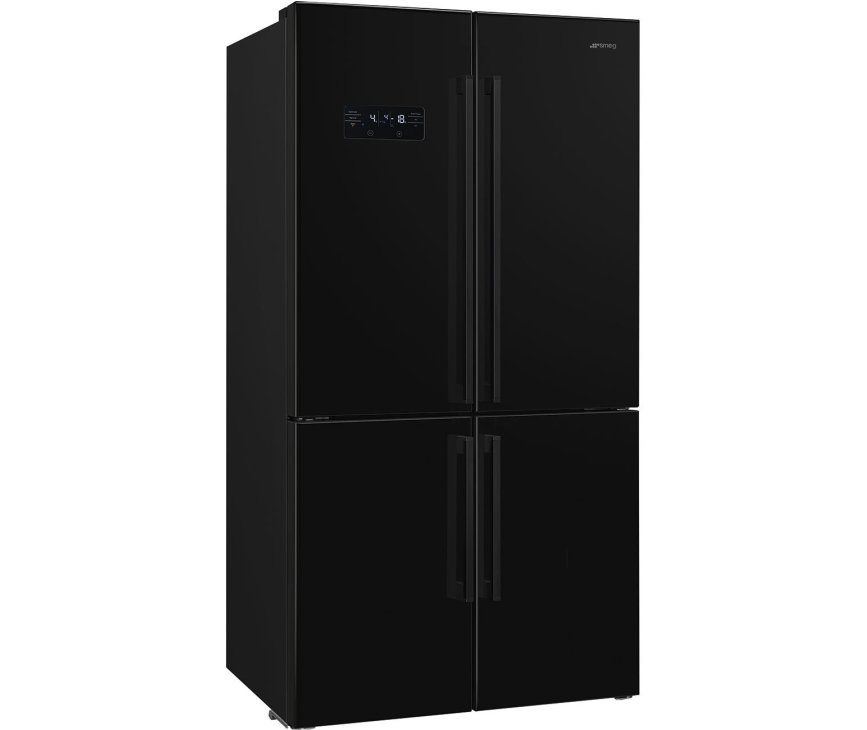 Smeg FQ60NDF side-by-side koelkast - zwart - 4-deurs