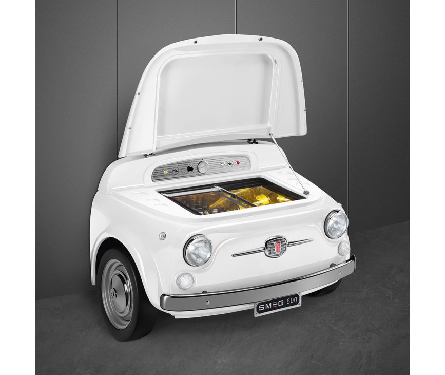 Smeg SMEG500B Fiat 500 koelkast - wit