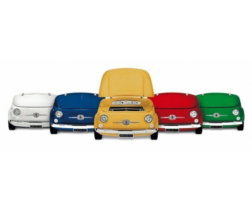 De Smeg SMEG500 serie is leverbaar in 5 verschillende kleuren