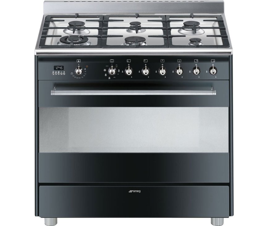 Smeg SNLK916MFN9 zwart fornuis