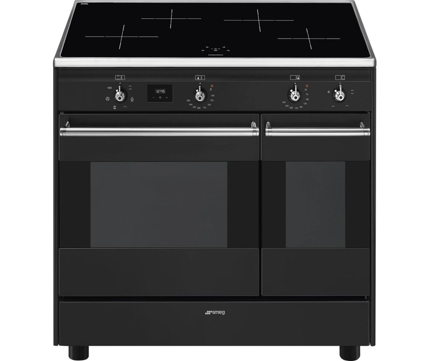 Smeg CG92IANT9 inductie fornuis met dubbele oven - antraciet