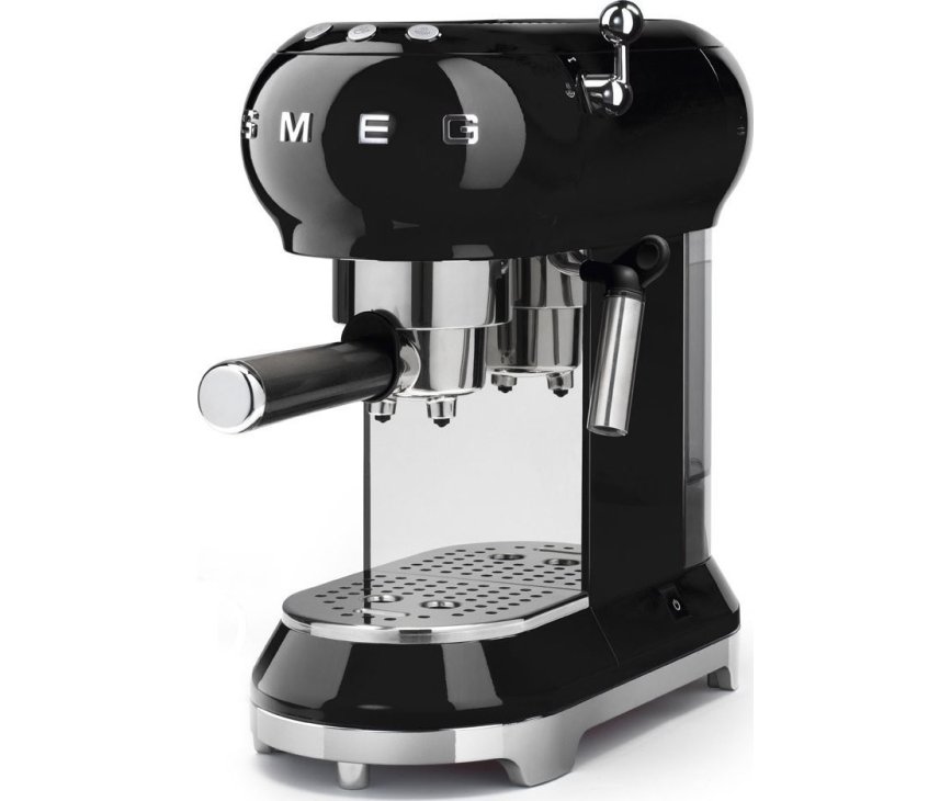 Smeg ECF01BLEU koffiemachine zwart