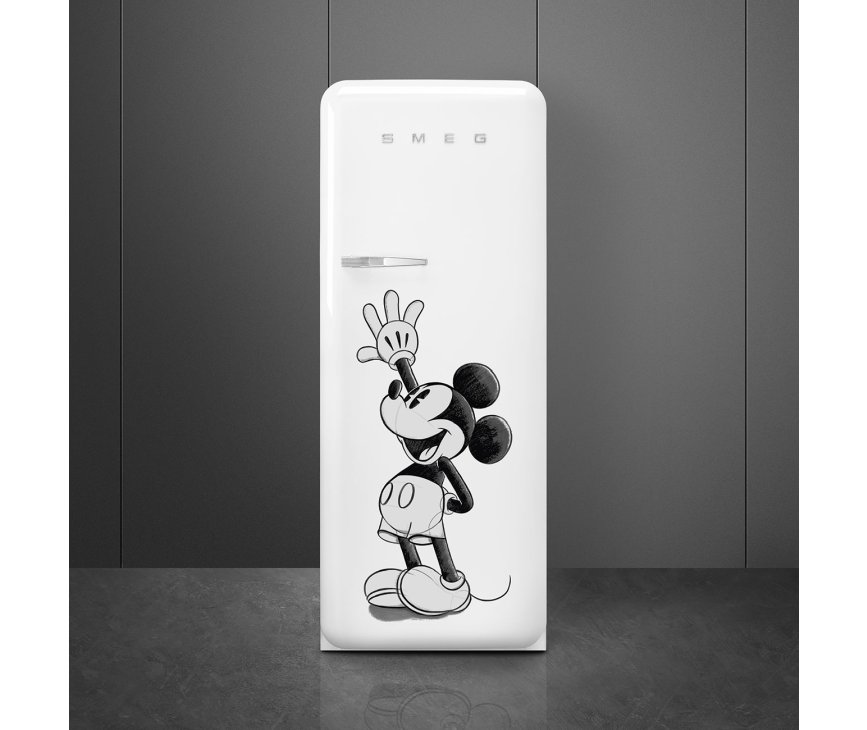 Smeg FAB28RDMM5 rechtsdraaiende koelkast - Mickey Mouse