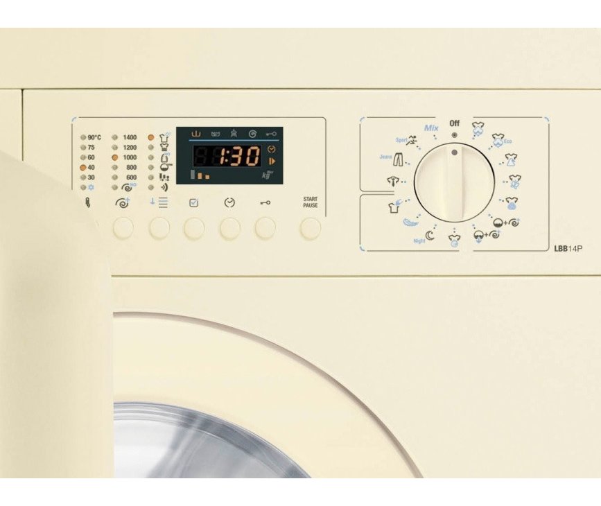 Smeg LBB14CR-2 wasmachine creme